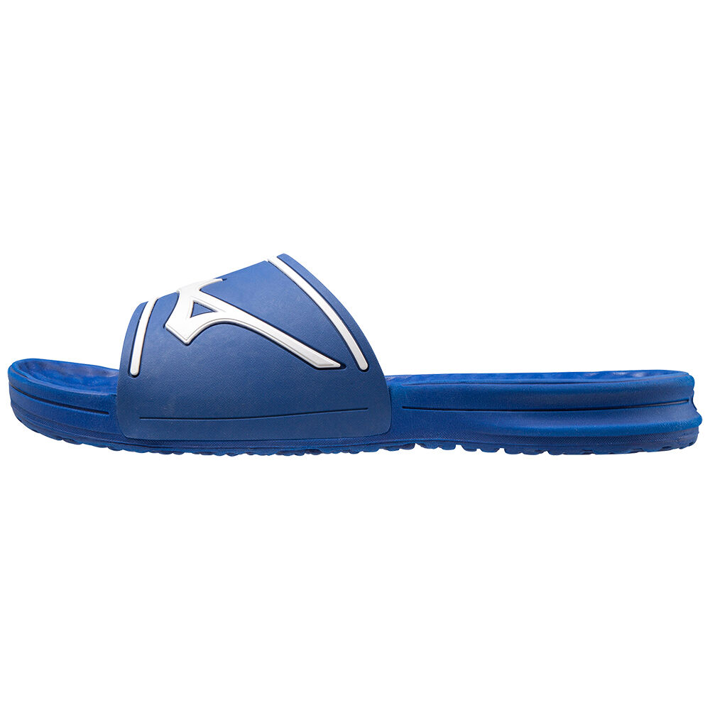 Panske Šlapky Mizuno Relax Slide 2 Modre/Biele Vypredaj PEYS34905